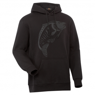 il Lago Prestige Hoodie "Karpfen" Herren (Schwarz)