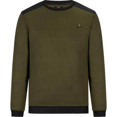 il Lago Prestige Pullover Björn Herren (Oliv/Schwarz)