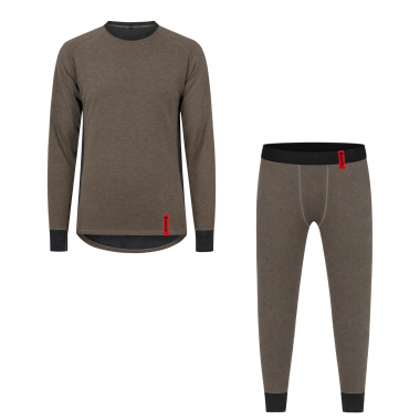 Il Lago Unterwäsche Set SilentX Merino 300 (Oliv)