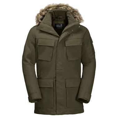 Jack Wolfskin Glacier Canyon Parka M Herren (Bonsai Green)