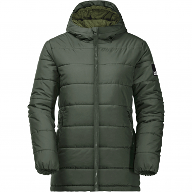 Jack Wolfskin Kinder Spirit Ins Long Jacket Y Kinder (Thyme Green)