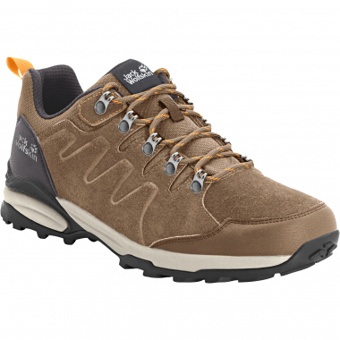 Jack Wolfskin Refugio Texapore Low W Damen (Brown/Apricot)