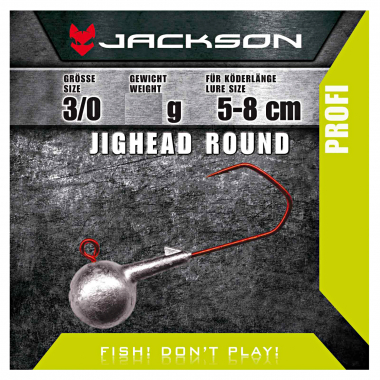 Jackson Jighead VMC Round (Gr. 3/0)