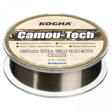 Kogha Angelschnur Camou-Tech Clear