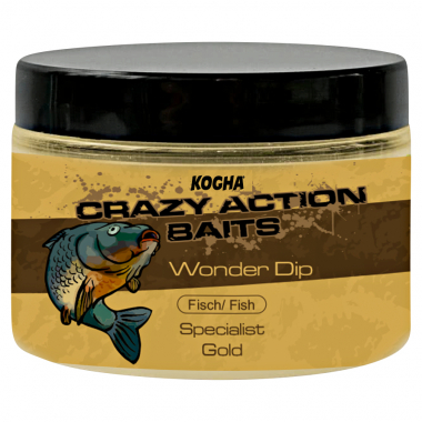 Kogha Boilie Dip Crazy Action Baits Specialist Gold (White Wonder)