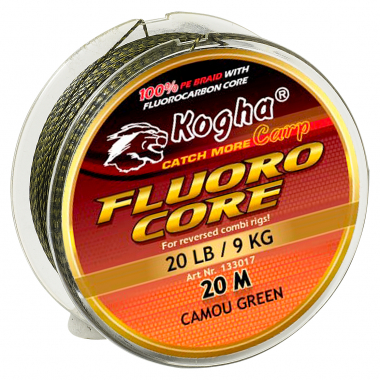Kogha Carp Angelschnur Carp Fluoro Core (camou braun)