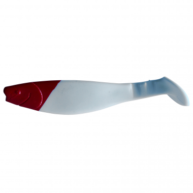 Kogha Räuberfänger Hechtgummi (Weiß/Rot) 