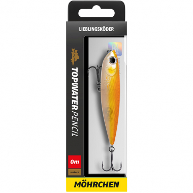 Lieblingsköder Topwater Pencil (Möhrchen)