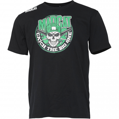 MAD CAT Skull T-Shirt Herren (Black)