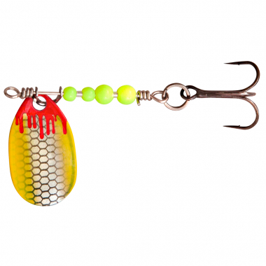 Magic Trout Zebco Magic Trout Bloody UL-Spinner (perl/gelb)