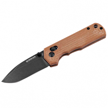 Magnum Rockstub Brown Micarta EDC