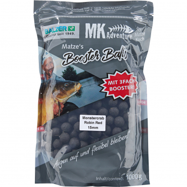 Matze Koch Boilies MK Adventure Booster Balls (Monstercrab/Robin Red)