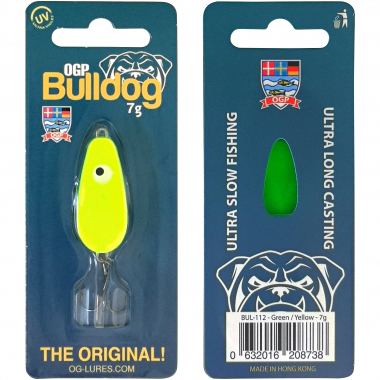 OGP Blinker Bulldog (Green / Yellow, 7 g)