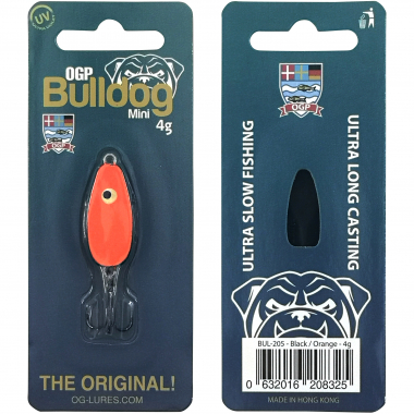 OGP Forellenköder Bulldog Mini (Black/Orange)