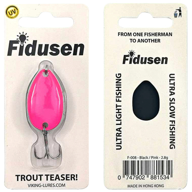 OGP Kunstköder Fidusen (Black/Pink, 2,8 g)