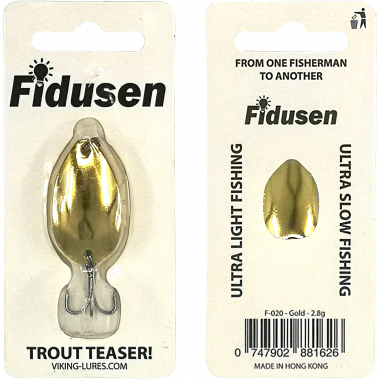 OGP Kunstköder Fidusen (Gold, 2,8 g)