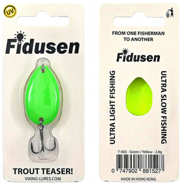 OGP Kunstköder Fidusen (Green/Yellow, 2,8 g)
