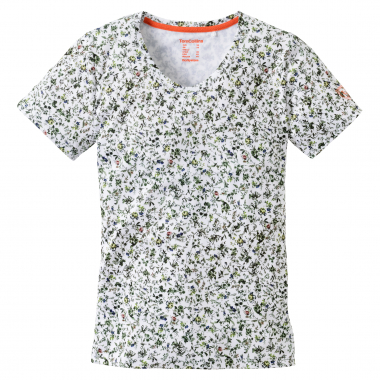 OS Trachten Damen Funktions T-Shirt Blumenmotiv