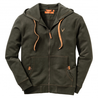 OS Trachten Herren Zawul Sweatshirtjacke 1/1 Arm Herren (Trachtengrün)