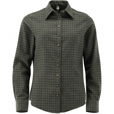 OS Trachten Iruso Jagdhemd Slim Fit Damen (Trachtengrün)