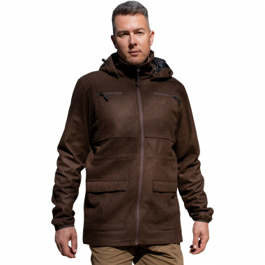 Ostermayer Jagd Lodenjacke HUBI Herren (Braun)