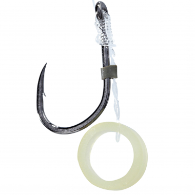 Owner Angelhaken Method Feeder mit Pelletband
