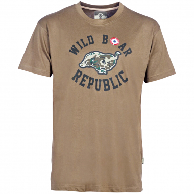 Percussion Herren T-Shirt Republic Wild Boar
