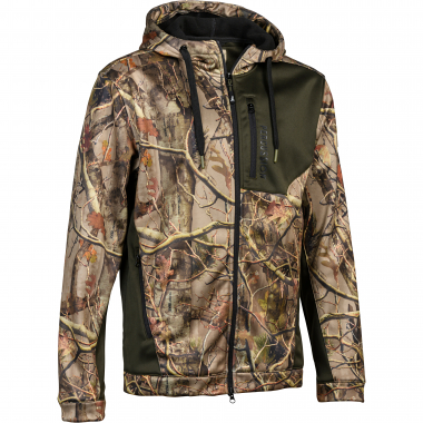 Percussion Hoodie mit Zipper Herren (Ghostcamo Forest Evo)