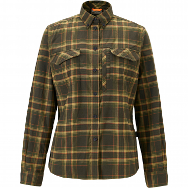 Pinewood Abisko Hiking Flannel Shirt Damen (Mossgreen)