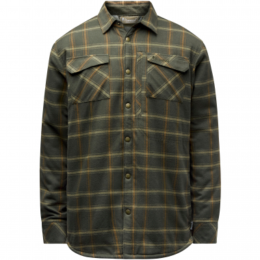 Pinewood Herren Pile Overshirt (Dunkelgrün)