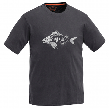 Pinewood Herren Pinewood Herren T-Shirt Fish Grau