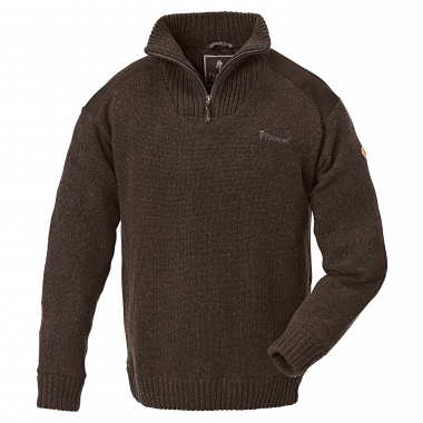 Pinewood Hurricane Sweater Herren (Brown Melange)