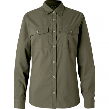 Pinewood Safari L/S Shirt Damen (Mossgreen)
