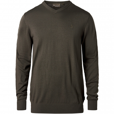 Pinewood Värnamo Merino Sweater Herren (D.Mossgreen)