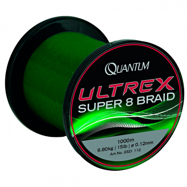 Quantum Quantum Angelschnur Ultrex Super 8 Braid (grün, 1.000 m)