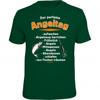 Rahmenlos Herren T-Shirt "Der perfekte Angeltag"