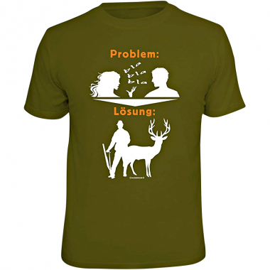 Rahmenlos Herren T-Shirt "Problem: Bla Bla Bla - Lösung"