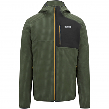 Regatta Alven Fleecejacke Herren (Dark Khaki/Black)