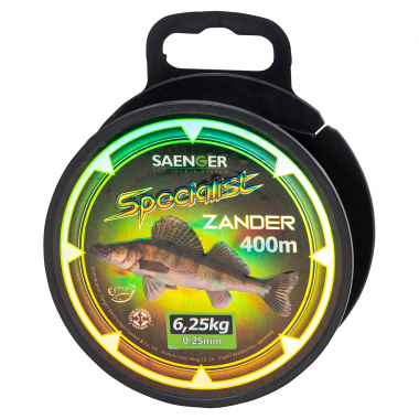 Sänger Specialist Zielfischschnur (zander, smoke transparent, 400 m)