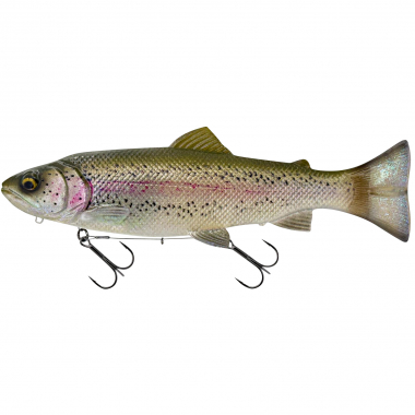Savage Gear 3D Line Thru Pulsetail Trout (Clear Rainbow Trout)