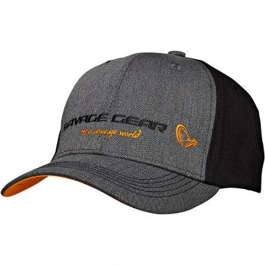 Savage Gear Strike Cap Unisex (Grey Melange/Black)