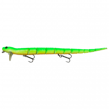 Savage Gear Swimbait 3D Snake (Green Fluo)