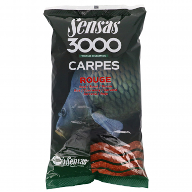 Sensas 3000 Grundfutter Carpes (rot)