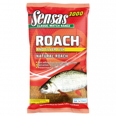 Sensas 3000 Grundfutter Roach (Natural Roach)