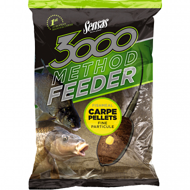 Sensas Friedfischfutter 3000 Method (Karpfen Pellets)
