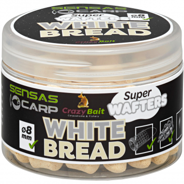 Sensas Hakenköder Super Wafters (White Bread)