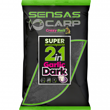 Sensas Super Köderpaste 2 in 1 (Garlic Dark)