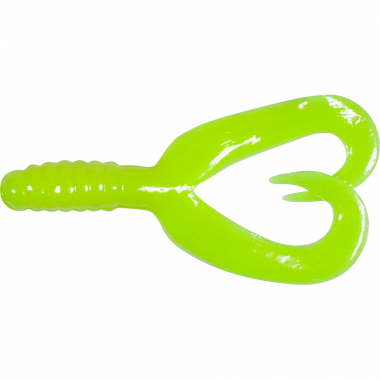 ShadXperts Twister 3" Doubletail (Fluogelb)