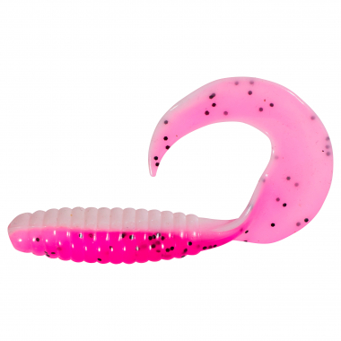 ShadXperts Twister 4" (Reinweiss/Hot Pink Glitter)