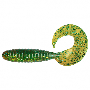 ShadXperts Twister Xtra Fat Grub 5,5 (Chartreuse/Glitter)